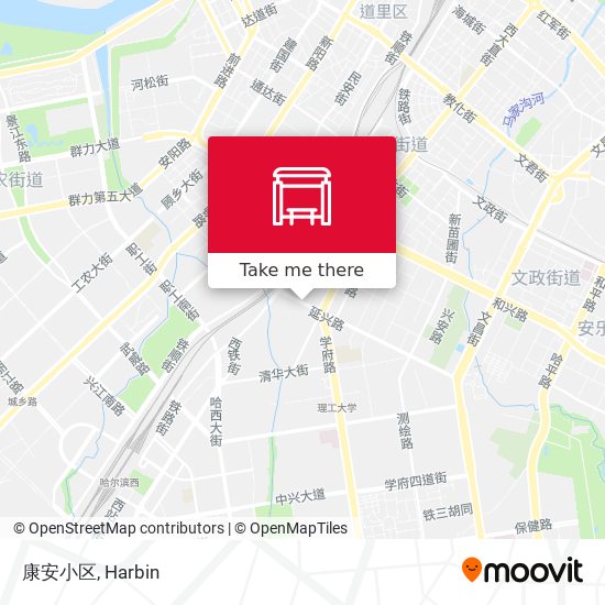 康安小区 map