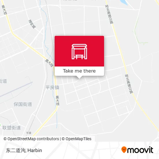 东二道沟 map