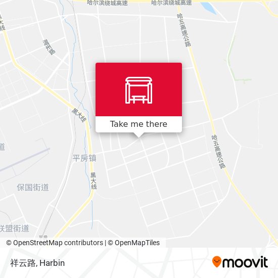 祥云路 map