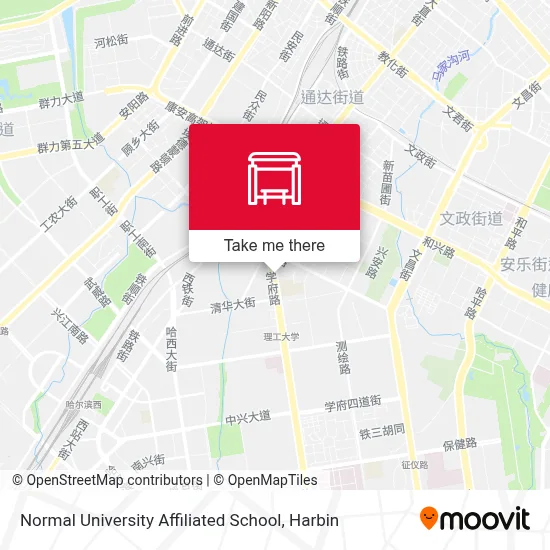 Normal University Affiliated School map