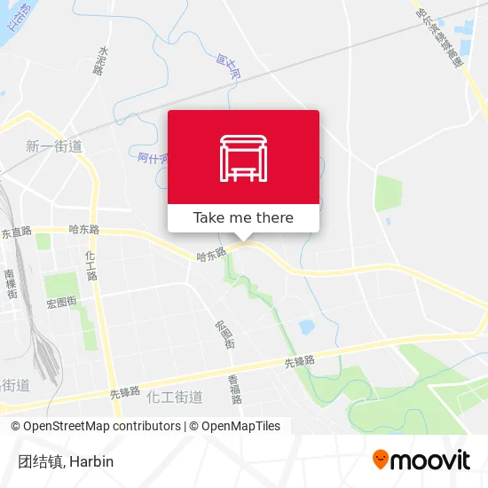 团结镇 map
