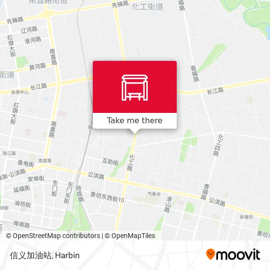 信义加油站 map