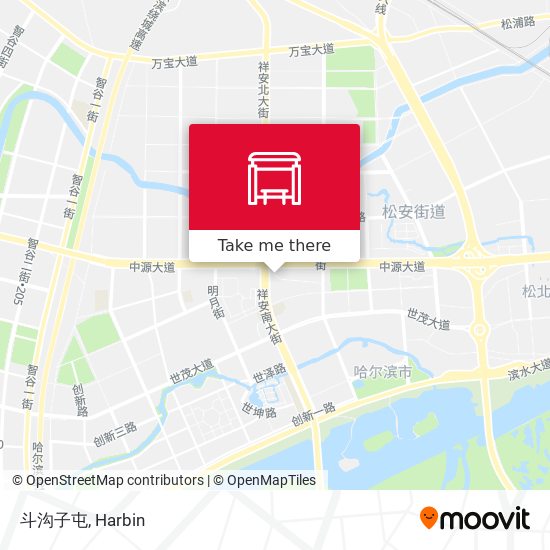 斗沟子屯 map