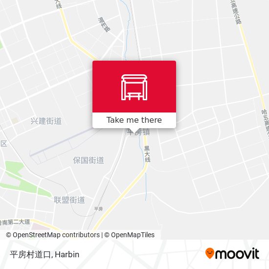 平房村道口 map