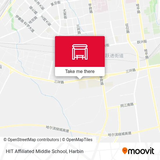 HIT Affiliated Middle School map