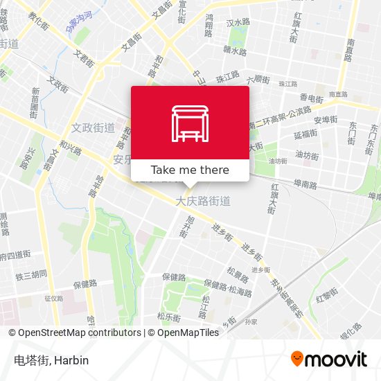 电塔街 map