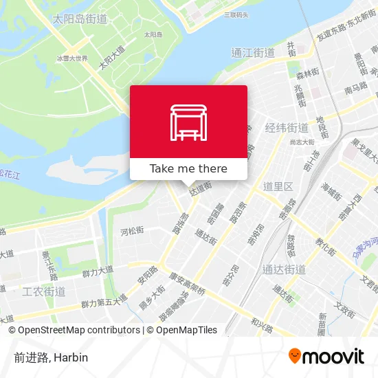 前进路 map