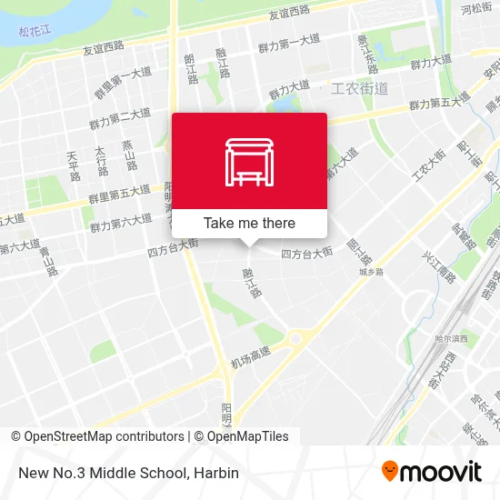 New No.3 Middle School map