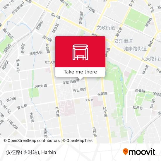 仪征路(临时站) map