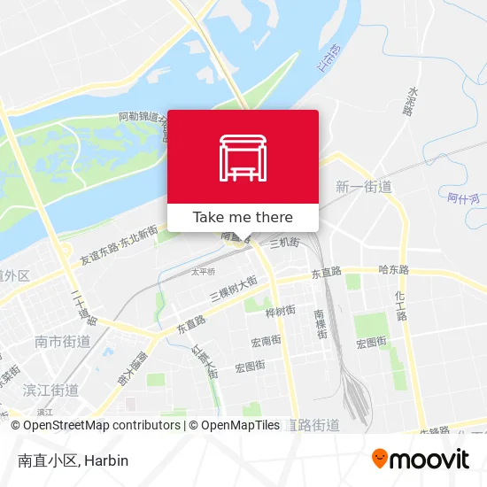 南直小区 map