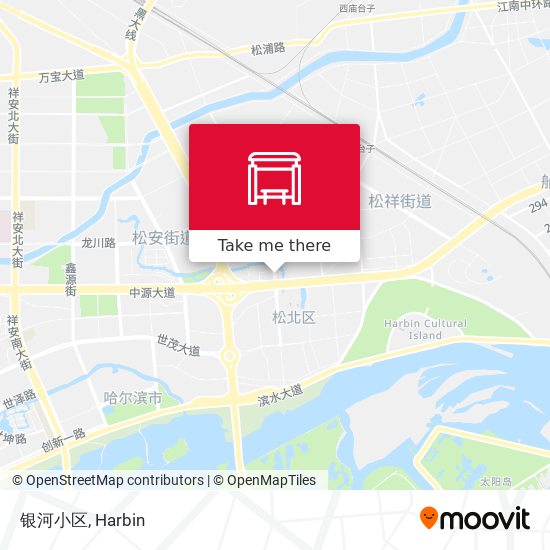 银河小区 map