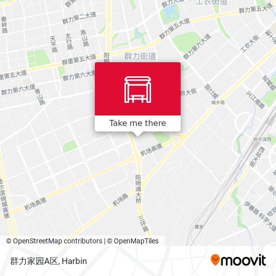 群力家园A区 map