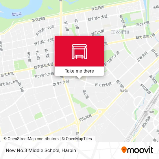 New No.3 Middle School map