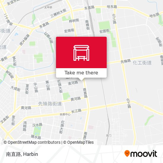 南直路 map