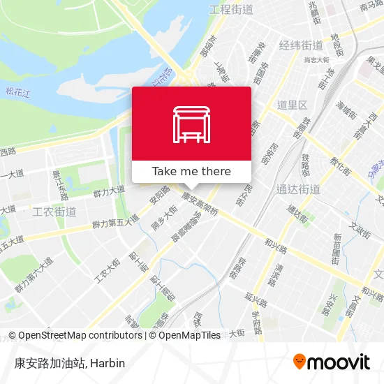 康安路加油站 map