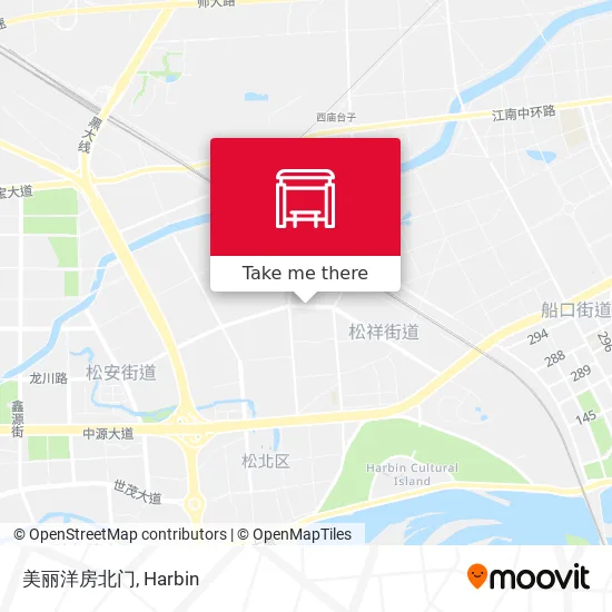 美丽洋房北门 map