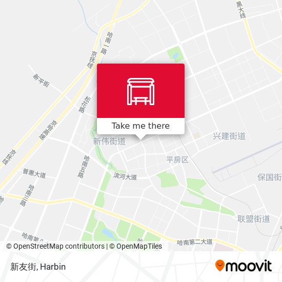 新友街 map