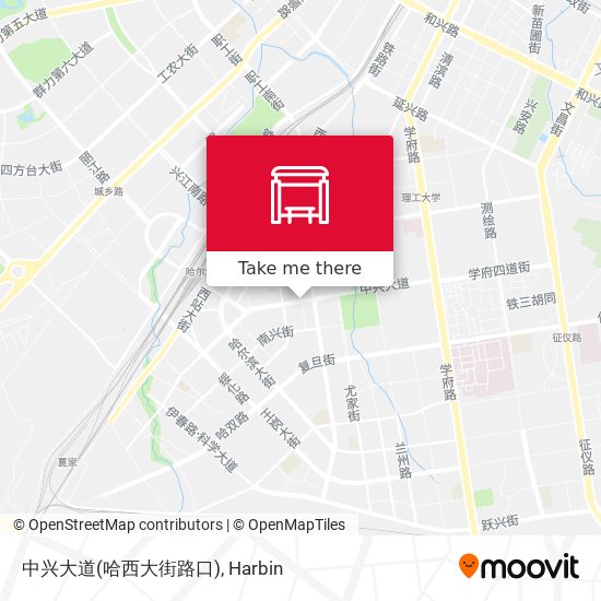 中兴大道(哈西大街路口) map