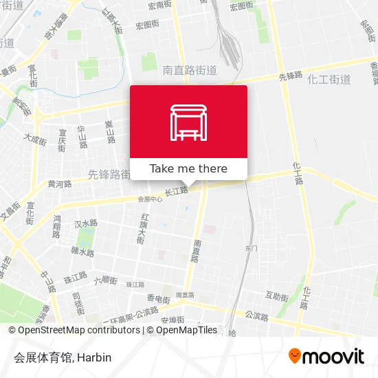 会展体育馆 map