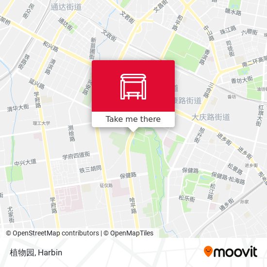 植物园 map