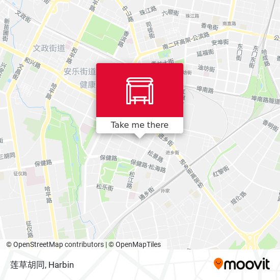 莲草胡同 map