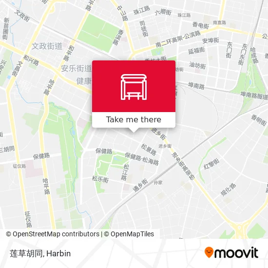 莲草胡同 map