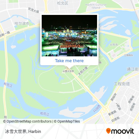 冰雪大世界 map