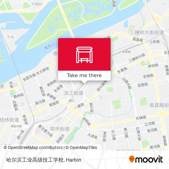 哈尔滨工业高级技工学校 map