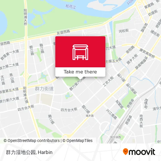 群力湿地公园 map