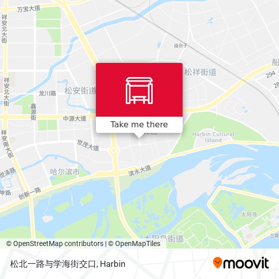 松北一路与学海街交口 map