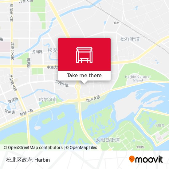 松北区政府 map