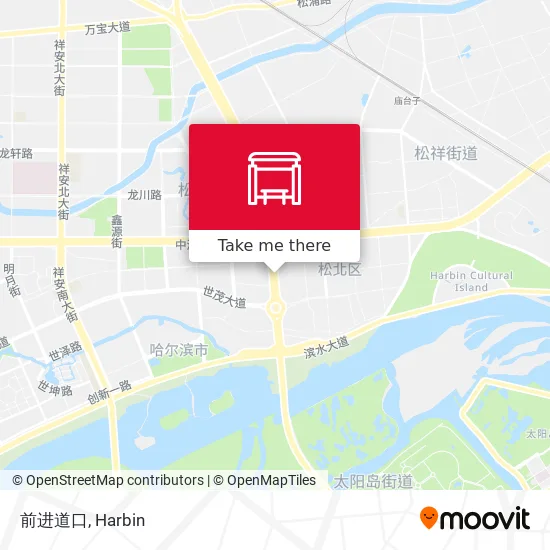 前进道口 map