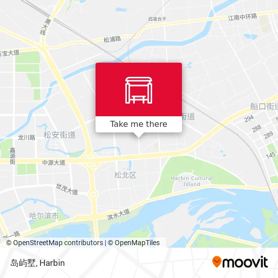 岛屿墅 map