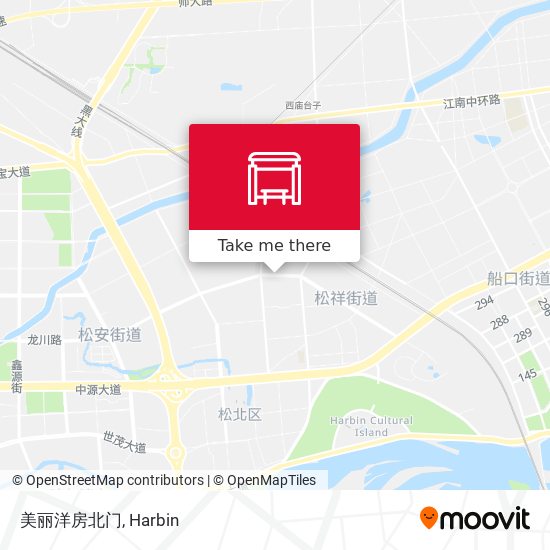 美丽洋房北门 map