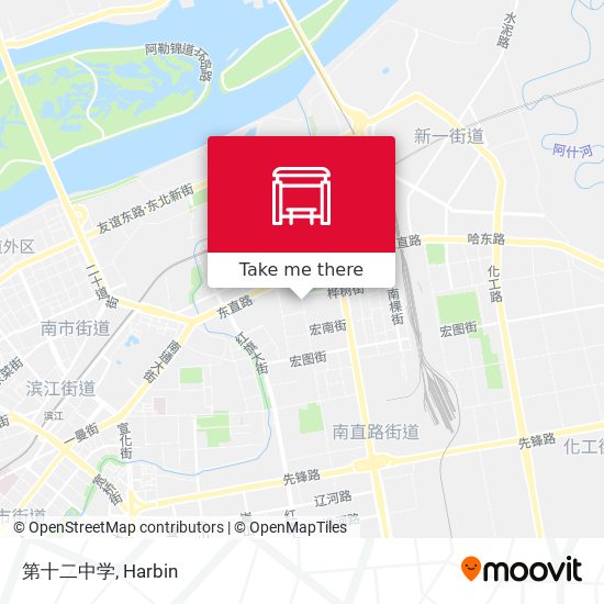 第十二中学 map