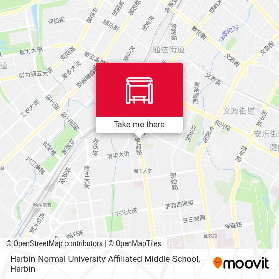 Harbin Normal University Affiliated Middle School map