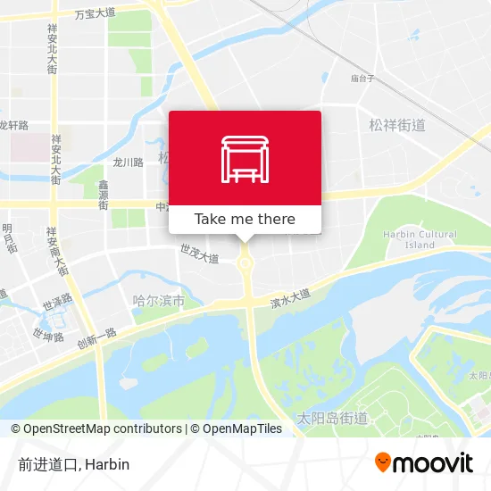 前进道口 map