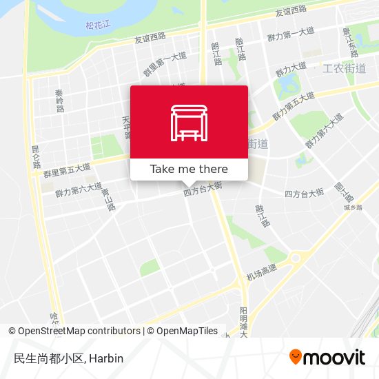 民生尚都小区 map