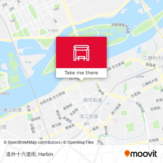道外十六道街 map