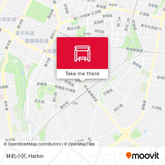 林机小区 map