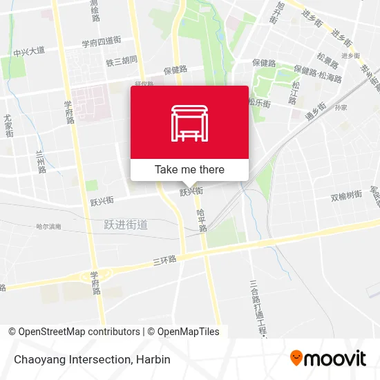 Chaoyang Intersection map