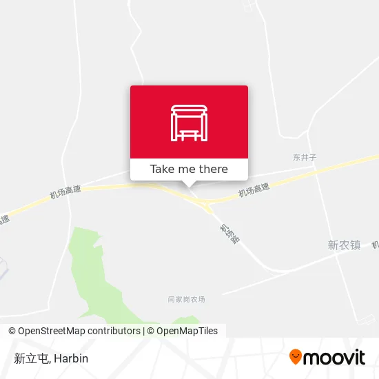 新立屯 map
