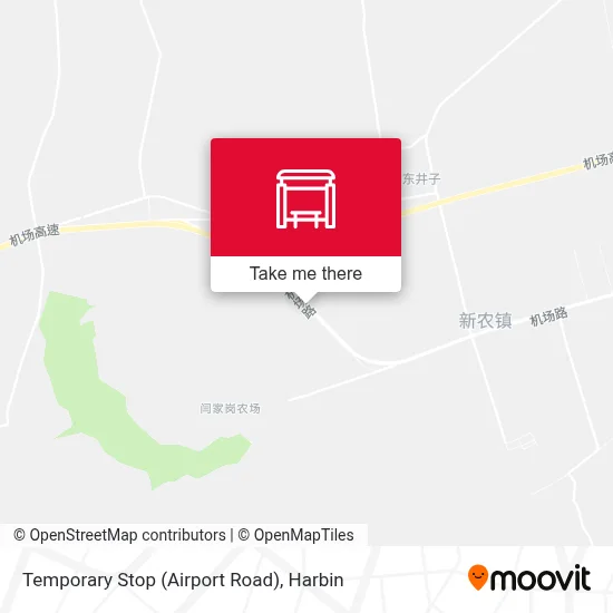 Temporary Stop (Airport Road) map