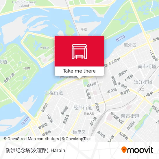 防洪纪念塔(友谊路) map