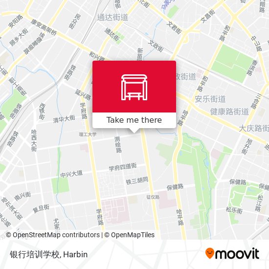 银行培训学校 map