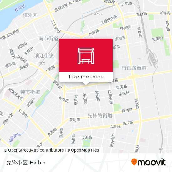先锋小区 map