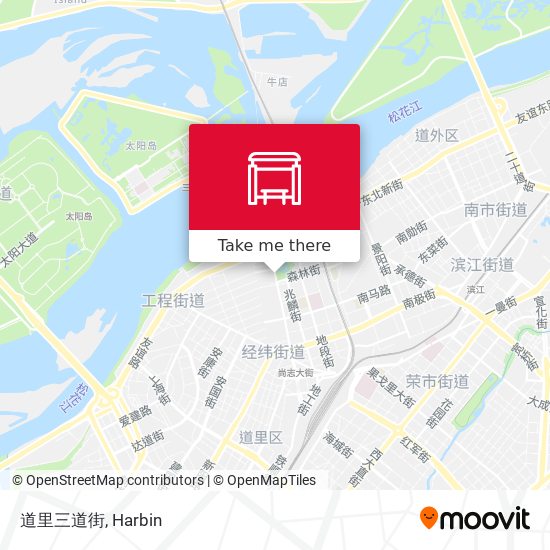 道里三道街 map