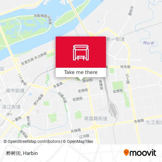 桦树街 map