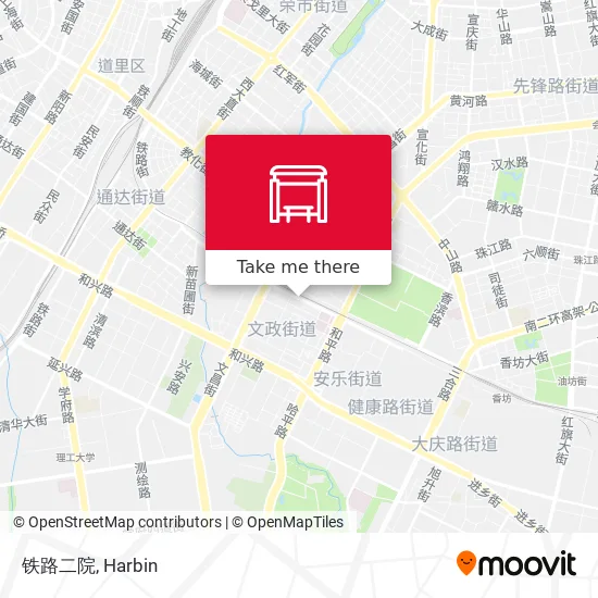 铁路二院 map