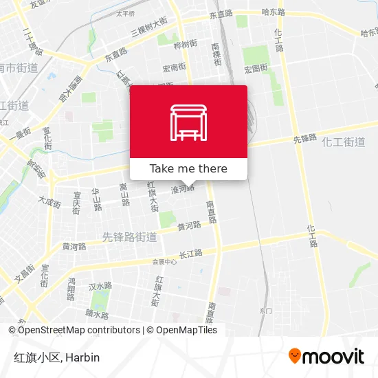 红旗小区 map